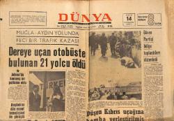 Dünya Gazetesi 14 Ekim 1967 - Beatles'lar LSD Aleminde - Jane Morgan Londra'da GZ152394