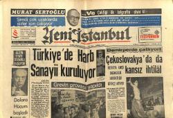 Yeni İstanbul Gazetesi 20 Mart 1968 - Türkiye'de Harp Sanayii Kuruluyor - Robert Kennedy: Vietnam Savaşına Son Vereceğim GZ152843
