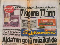 Günaydın Gazetesi Saklambaç Eki 31 Mart 1990 - Ajda'nın Gözü Müzikalde - Sezen Aksu'nun Yaşamındaki Bilinmeyenler GZ152858
