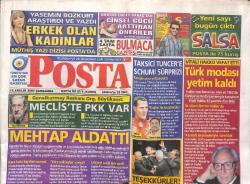 Posta Gazetesi 12 Aralık 2007 - Zülfü Livaneli'nin Kızı Tuvalette Kavga Etti - Türbanlı Öğrenciye Vergi Kampanyası GZ152945