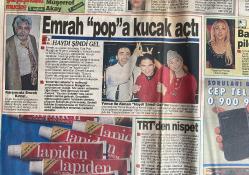 Melodi Gazetesi 17 Aralık 1993 - Emrah Popa Kucak Açtı - TRT'nin Yasakladığı Şarkılar GZ153079