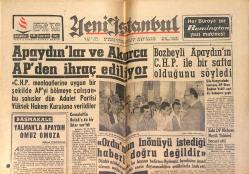 Yeni İstanbul Gazetesi 15 Ağustos 1962 - Amerikalılar İzmir Halkından Özür Dilediler - Koçero'nun Habercisi GZ153319