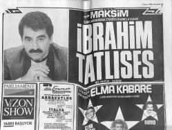Hürriyet Gazetesi 7 Kasım 1990 - Haluk Bilginer, Zuhal Olcay'ın Başından Hiç Ayrılmadı - Rıdvan'ın Hayatı Karardı - İbrahim Tatlıses Afiş GZ153448