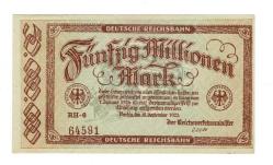 Almanya 50 Milyon Mark 1923 ÇİL - YKP7979