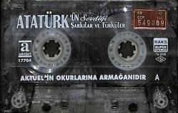Atatürk'ün Sevdiği Şarkılar Ve Türküler (Kırmızı Bandrol) Kaset (İkinci El) KST26471