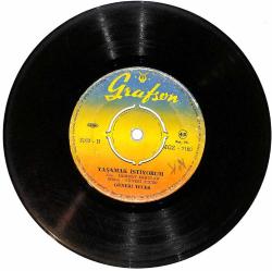 Güneri Tecer - Cezve / Yaşamak İstiyorum PLAK (10/5.5) PLK24822