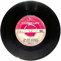 Şükran Ay - Her Gece İçiyorum Her Gece Ağlıyorum / Sevemedim Kara Gözlüm PLAK (10/6) PLK24901