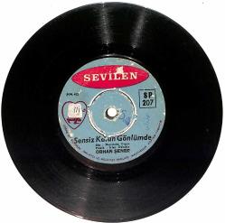 Orhan Şener - Sensiz Kalan Gönlümde / Ömrümce Hep Adım Adım PLAK (10/6) PLK24902