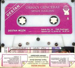 Orhan Gencebay - Sende Haklısın (Alman Baskı) Kaset (İkinci El) KST26564