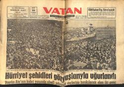 Vatan Gazetesi 10 Haziran 1960 - Anayasa İçin Anket Açıldı GZ153983