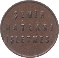 Denizcilik Bankası T.A.O. Şehir Hatları İşletmesi Pirinç Jeton JTF709