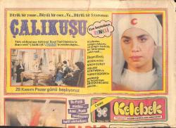 Hürriyet Gazetesi Kelebek Eki 26 Kasım 1982 - Sezer Güvenirgil , Ressam Işık Sükan , Kuaför Arif Şenyüz Bir Araya Geldiler... GZ154112