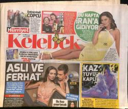 Hürriyet Gazetesi Kelebek Eki 16 Ekim 2017 - Nurgül Yeşilçay İran'a Gidiyor - Bülent Ersoy Elbisesiyle Dikkat Çekti - Ebru Gündeş Altın Mikrofon GZ154157
