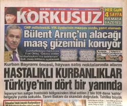 Korkusuz Gazetesi 23 Temmuz 2019 - Ancelotti'den Elif Elmas'a Övgüler - Oktay Kaynarca'nın 110 Bin Liralık Saati GZ154285