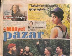 Milliyet Gazetesi Pazar Eki 16 Kasım 2014 - Türkan Şoray Sette Her zaman Aynaya Bakardı - Trakya Şarabı Atağa Kalktı GZ154645