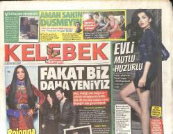 Hürriyet Gazetesi Kelebek Eki 21 Nisan 2015 - Sibel Can Oğluyla Zorlu Center'daydı - Rojin: Ortadoğu'nun Rojonnası Olacağım GZ155089