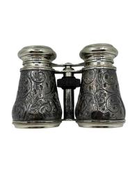 İngiliz 1800 Yılları Sonu Viktorya Dönemi Gümüş Opera Dürbünü AOB4206 (N)