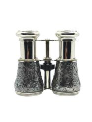 İngiliz 1800 Yılları Sonu Viktorya Dönemi Gümüş Opera Dürbünü AOB4206 (N)