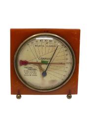 Vintage Middlebury Elektrikli Saat Art Deko Stili Bakalit Barometre Termometre AOB4244