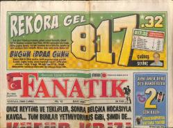 Fanatik Gazetesi 12 Eylül 2008 - Fatih Terim Küfür Krizi - Yattara Taktiği - Cim Bom'da Alarm GZ155302
