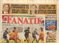 Fanatik Gazetesi 10 Aralık 2006 - Yeni 10 Numara Arda Turan - Fenerbahçe'de Kıran'a İhraç GZ155303