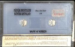 Hacı Arif Bey - Büyük Besteler Büyük Ustalar Kaset (Beyaz Bandrol - İkinci El) KST27197