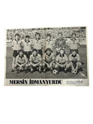 Hayat Dergisi Mersin İdmanyurdu-Bursaspor 1980-81 Sezonu Oyuncu Kadrosu Poster KRT23251