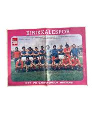 Hayat Dergisi Kırıkkalespor 1977-78 Sezonu Şampiyonluk Hatırası Oyuncu Kadrosu Poster KRT23399