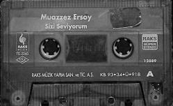 Muazzez Ersoy - Sizi Seviyorum Kaset (Bordo Bandrol - İkinci El) KST27728