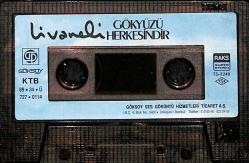 Livaneli - Gökyüzü Herkesindir Kaset (Sarı Bandrol - İkinci El) KST27800