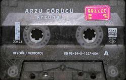 Arzu Görücü - Arzuhal Kaset (Kırmızı Bandrol - İkinci El) KST27783