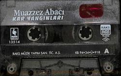 Muazzez Abacı - Kar Yangınları Kaset (Bordo Bandrol - İkinci El) KST27785