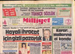 Milliyet Gazetesi 9 Şubat 1985 - 3 Bankanın Sahipleri Ve Yöneticilerinin Mallarına El Konuldu - Tadımlık Kuru Fasulye 700 Lira GZ155876