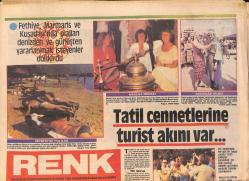 Hürriyet Gazetesi Kelebek Eki 19 Mayıs 1984 - Dünya Dans Şampiyonası'nda Biz De Varız - Fethiye'de Flaşlar GZ156351