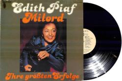 Edith Piaf - Milord (Almanya Baskı) LP PLAK (10/8.5) PLK25989