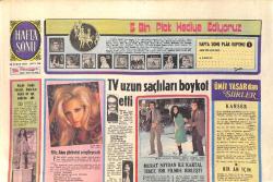 Hürriyet Gazetesi Hafta Sonu Eki 20 Şubat 1972 - Filiz Akın Şiirlerini Sergileyecek - Ajda Pekkan Evleniyor - Murat Soydan İle Kartal Tibet Bir Filmde GZ156742