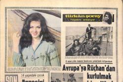 Son Aktüalite Gazetesi 9 Mayıs 1968 - Türkan Şoray: Avrupa'ya Rüçhan'dan Kurtulmak İçin Gittim - Onassis Kızını Yatıla Okula Kapattı GZ156804