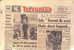 Tercüman Gazetesi 17 Haziran 1967 - Şah: Kuvvet İle Arazi İlhakı Devri Kapandı - Şoray, Koçyiğit Ve Gönül Yazar'a 200 Bin Liralık Dava Açıldı GZ157055