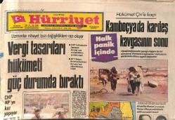 Hürriyet Gazetesi 9 Ocak 1979 - Güzel Brigitte 4 Yılda Tam 1000 Erkekle Yatmış - Şah'ın Uçağı Harekete Hazır Bekliyor GZ157085
