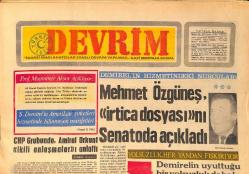 Devrim Gazetesi 13 Ocak 1970 - Demirel'in Hizmetindeki Nurcuları - Türkiye Nasıl Soyuluyor GZ157144