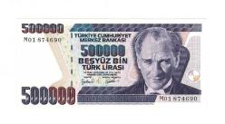 7. Emisyon 4. Tertip 500.000 Türk Lirası Seri M01 ÇİL TCK9832