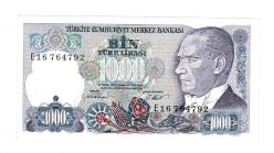7.Emisyon 1.Tertip 1000 Türk Lirası Seri E16 ÇİL - TCK9873