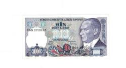 7.Emisyon 2.Tertip 1000 Türk Lirası Seri H68 ÇİL - TCK9875