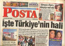 Posta Gazetesi 14 Eylül 2003 - Aslan Konya'da İlk Yenilgiyi Aldı - ABD'de Etli Ekmek Modası GZ157307