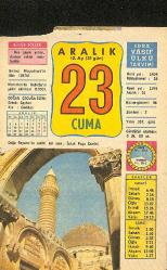 23 Aralık 1983 Takvim Yaprağı - Doğum Günü Hediyesi EFMN13699