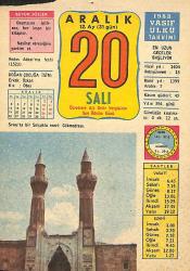 20 Aralık 1983 Takvim Yaprağı - Doğum Günü Hediyesi EFMN13702