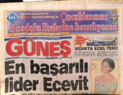 Güneş Gazetesi 7 Şubat 2000 - Dolarla Kira Devri Başlıyor - Almanya'da Tren Dehşeti GZ157344
