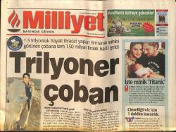 Milliyet Gazetesi 17 Ekim 2000 - İmparatorun Yeni Adı Gladyatör Terim - Gülben'in Dekolteli - Kurye Kız Tuğba GZ157470