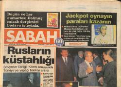 Sabah Gazetesi 25 Ocak 1986 - Hülya Avşar, Özal'ın Başdanışmanı Adnan Kahveci'ye Hayran - İbrahim Tatlıses, Perihan Savaş'ı Yine Dövüyordu GZ2427