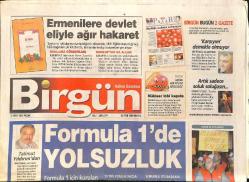 Birgün Gazetesi 6 Şubat 2005 - Formula 1 de Yolsuzluk - Terzi Celal Usta GZ2539